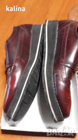 обувки бордо с цветни вързалки 40 н., снимка 3 - Дамски ежедневни обувки - 38864222