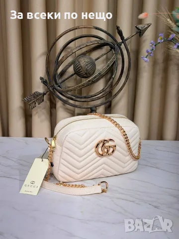 Gucci Дамска Чанта С Дълга Дръжка Синджир За През Рамо Гучи - Различни Цветове Код E5, снимка 12 - Чанти - 55788750