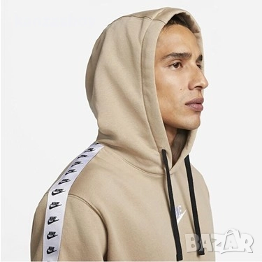 NIKE M NK CLUB FLC GX HD - страхотно мъжко горнище ХС, снимка 2 - Спортни дрехи, екипи - 52929500