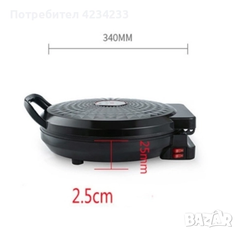 уред за палачинки , снимка 2 - Гофретници - 52506746