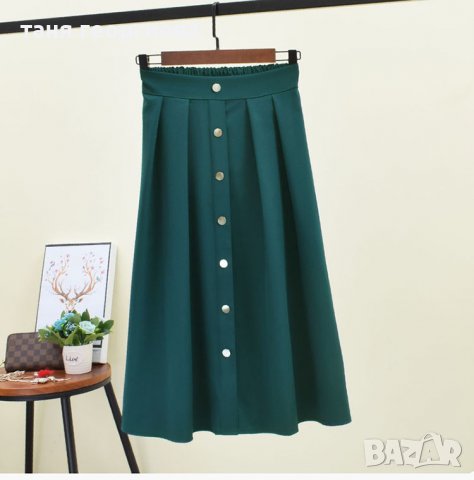 дамска пола с копчета