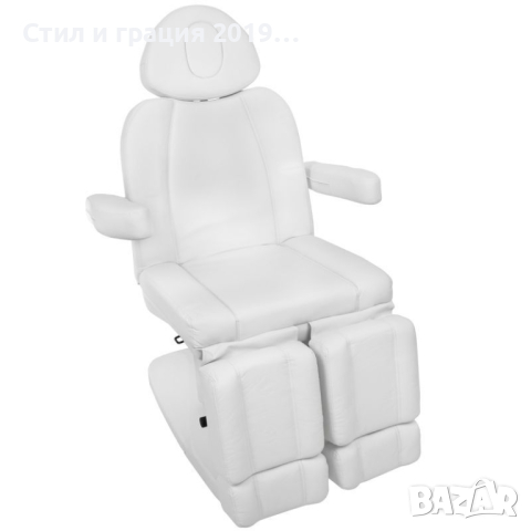 Стол за педикюр Azzurro 708AS (3мотора) - сив/бял, снимка 1 - Педикюр и маникюр - 44513430