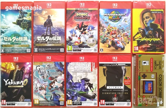 [ Switch 2] 9 ТОП игри/ Супер Цена/ чисто НОВИ/ Експресна доставка