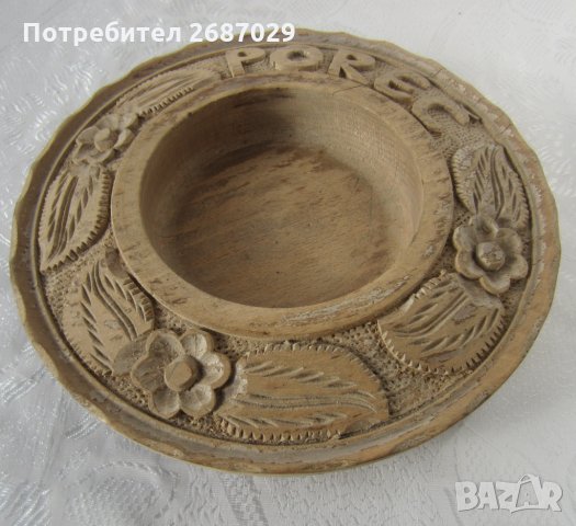 съдове от дърво:  Стар дървен съд, дърворезба