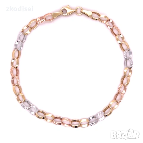 Златна дамска гривна 2,26гр. 19,0см. 14кр. проба:585 модел:36320-1