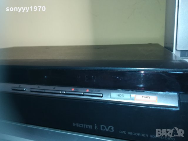 sony recorder hdd/dvd/dvb/hdmi/usb 0703211005, снимка 4 - Плейъри, домашно кино, прожектори - 32069253