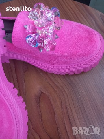 Нови дамски обувки цикламено розово, снимка 13 - Дамски елегантни обувки - 44302519