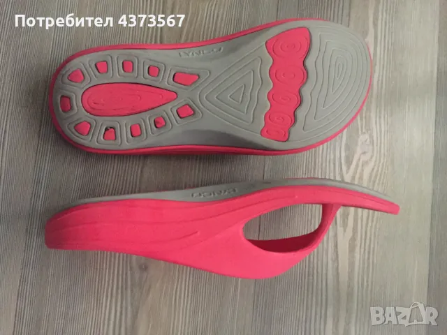 Дамски чехли Aetrex,номер 39, цвят  розов, равна подметка – 3см, снимка 1