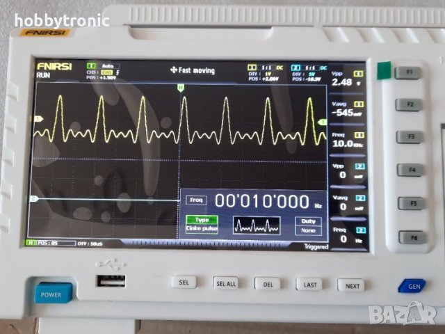 Цифров осцилоскоп и DDS сигнал генератор 1014D 2x100MHz