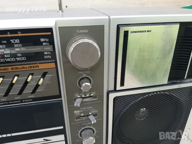 SANYO М9835K-MADE IN JAPAN 0206252031LCHERY, снимка 14 - Радиокасетофони, транзистори - 50525557