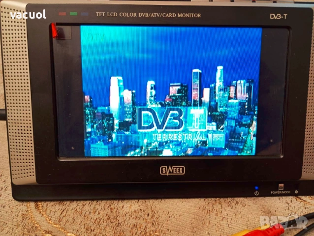 Преносим мини 7" телевизор SWEEX DVB-T TV