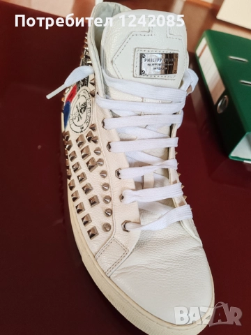 Оригинални кецове Philipp Plein , снимка 4 - Кецове - 52827231