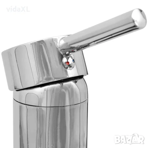 vidaXL Мивка за баня със смесител, керамична, кръгла, бяла, снимка 9 - Мивки - 56146382