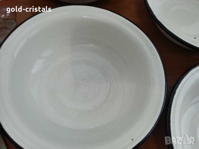 Ретро  емайлирана  купа , снимка 4 - Антикварни и старинни предмети - 30385320