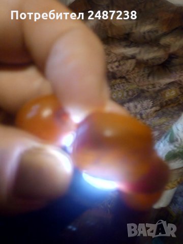 кехлибарена броеница,oригинал,115г, снимка 10 - Антикварни и старинни предмети - 28529103