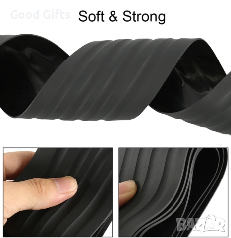 Гумена лайсна протектор за багажник 90 x 7 см – универсална защита за задна броня, снимка 5 - Аксесоари и консумативи - 52132009