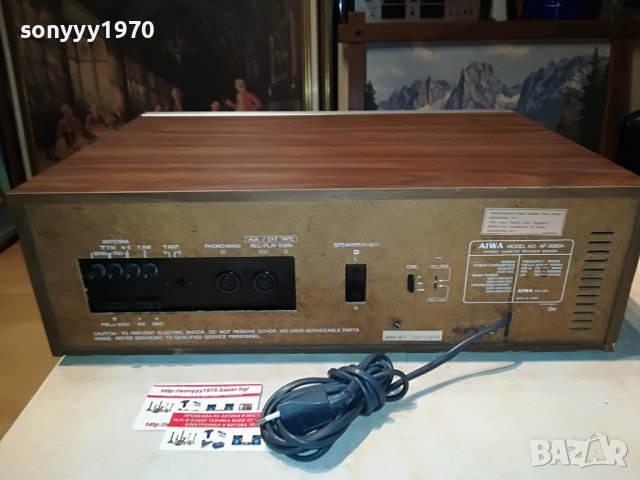 AIWA AF-3060A BIG DECK RECEIVER-MADE IN JAPAN-ВНОС SWISS 0209221040, снимка 13 - Ресийвъри, усилватели, смесителни пултове - 37875501