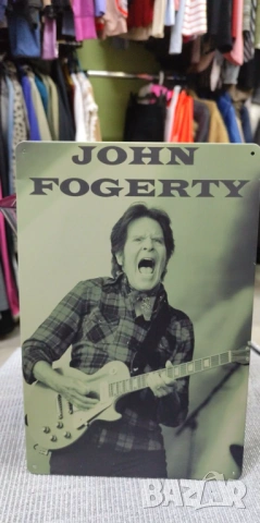 John Fogerty-метална табела (плакет), снимка 2 - Китари - 54086637