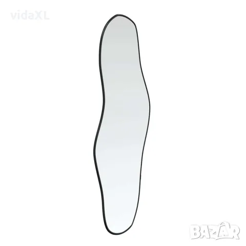 vidaXL Стенно огледало черно 100x45 см, снимка 3 - Огледала - 56147241