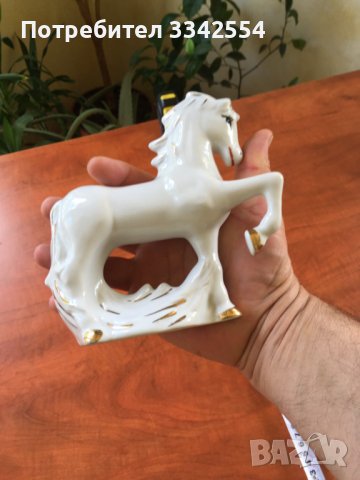 ПОРЦЕЛАН ФИГУРА СТАТУЕТКА ПОЗЛАТА, снимка 3 - Други ценни предмети - 37265013