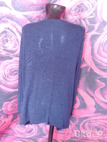 Тъмно синя отворена жилетка С/М, снимка 2 - Жилетки - 51342705