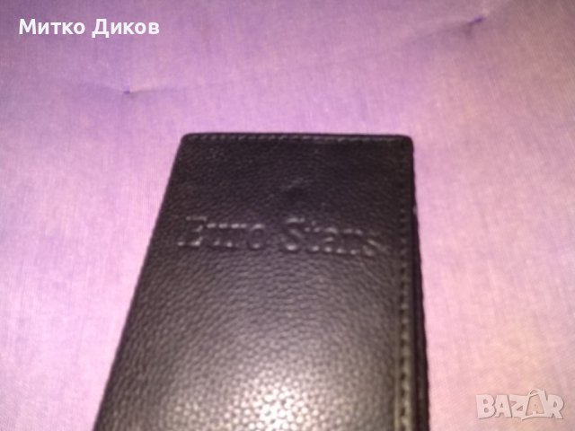 Калъвче за документи естествена кожа Енцостарс 120х85мм, снимка 2 - Портфейли, портмонета - 40000780