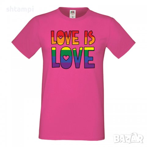  Мъжка тениска Love is Love 1 multicolor Прайд,Празник.Повод,Изненада, снимка 9 - Тениски - 37103142