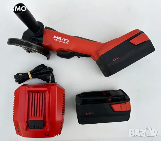 Hilti AG 125-A36 ATC - Безчетков мощен ъглошлайф 2x36V 5.2Ah 2022г.
