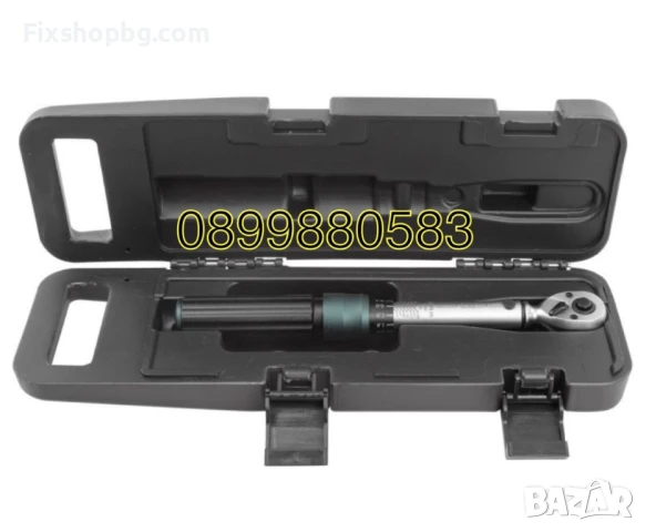 Динамометричен ключ с бърза фиксация на 1/4 глава с настройване от 1-25Нм, снимка 3 - Ключове - 51220959