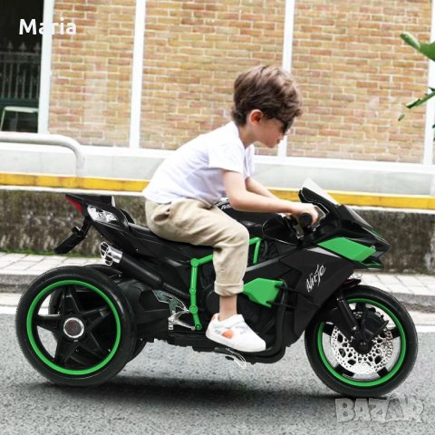 Акумулаторен МОТОР Ninja Duo 12V - 3 меки гуми с Кожена седалка, снимка 13 - Други - 34368574