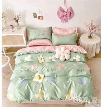 Памучни спални комплекти Различни дизайни , снимка 7 - Спално бельо - 48935511