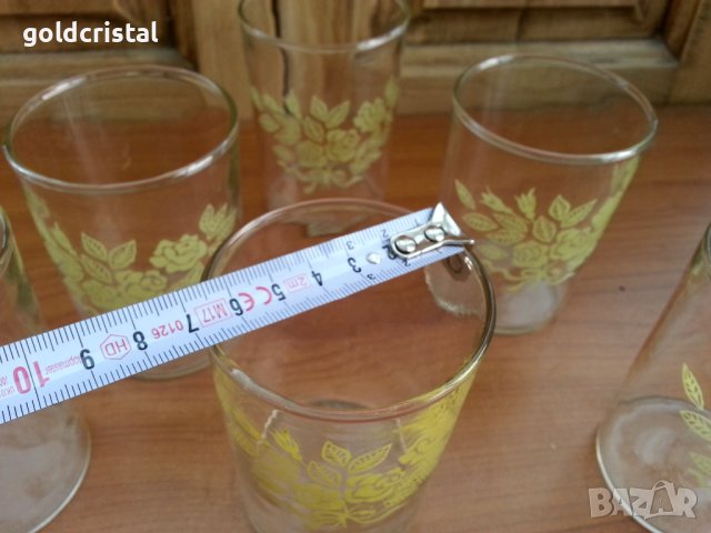 Руски стъклени чаши за стакани подстакани , снимка 3 - Антикварни и старинни предмети - 37419292