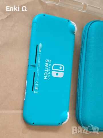 Nintendo Switch Lite Turquoise + 64гб карта памет + PicoFly, снимка 2 - Nintendo конзоли - 56417828