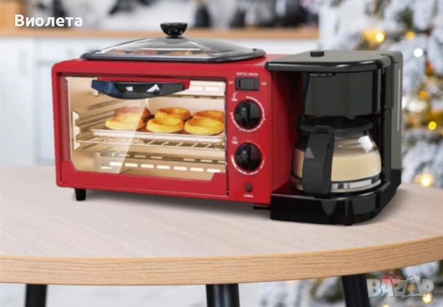 Продавам НостроЛукс NOIR-Rouge комбиниран уред за закуска 3-в-1