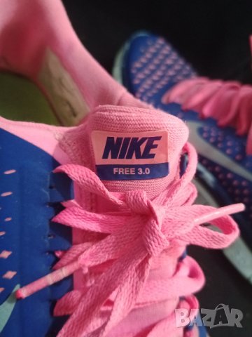 Nike Free Run 3.0 V4 Deep Royal Blue Pink, снимка 5 - Маратонки - 31088920