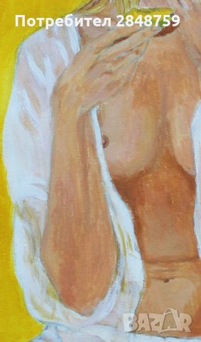 Секси жена, Еротика, Картина 70 / 50 см, снимка 3 - Картини - 30476545