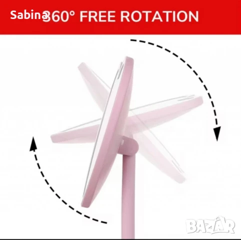 Стилно LED огледало за тоалетка с подсветка, снимка 3 - Други - 51056103