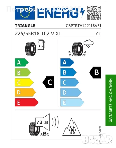 Всесезонни гуми Triangle 225/55/18, снимка 2 - Гуми и джанти - 56338260
