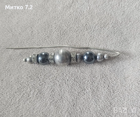Сребърна брошка 1, снимка 2 - Други - 52736010