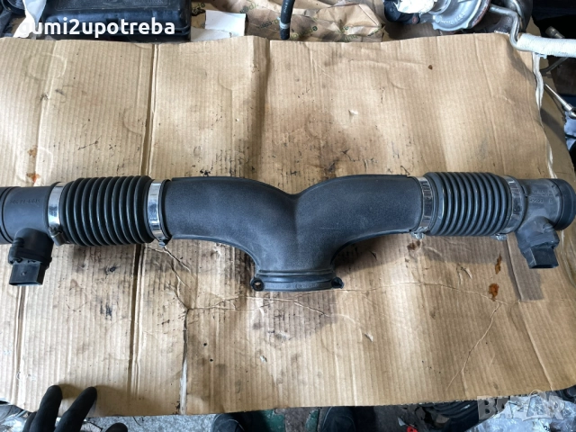 Въздуховод 7L5129760 Дебитомер 0281002435 Porsche Cayenne S 4.5 2005г 9PA