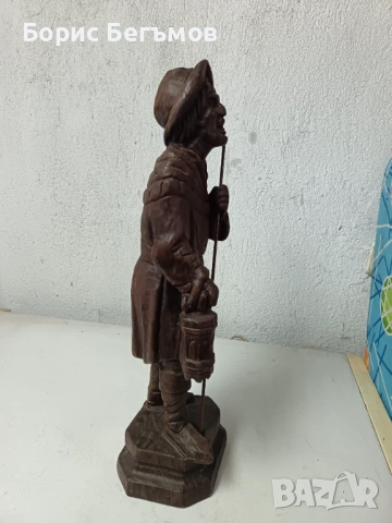 ДЪРВЕНА СТАТУЕТКА ДЪРВОРЕЗБА, снимка 4 - Статуетки - 53982966