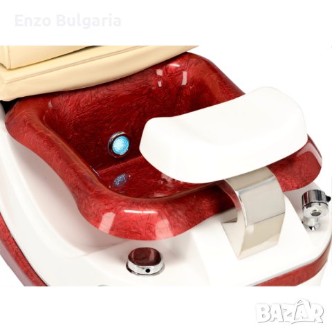 Електрически козметичен стол с масаж на краката и педикюр LZY-9827-CREAM, снимка 7 - Педикюр и маникюр - 43863354