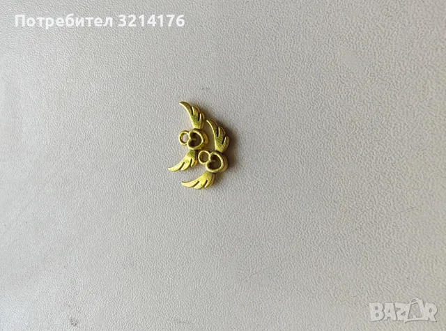 Висулка бижу - Крила със сърце