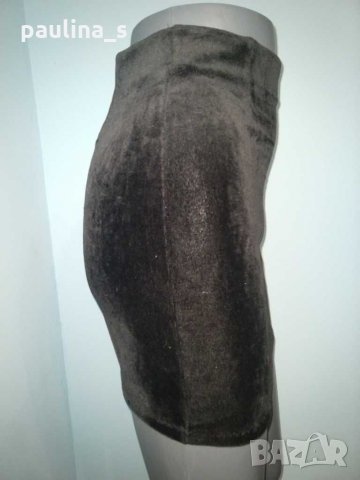 Еластична плюшена пола "Lagenes" / малък размер , снимка 3 - Поли - 31157233