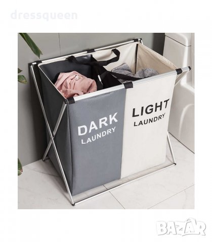 3064 Сгъваем кош за пране с 3 отделения, снимка 16 - Други - 34251518
