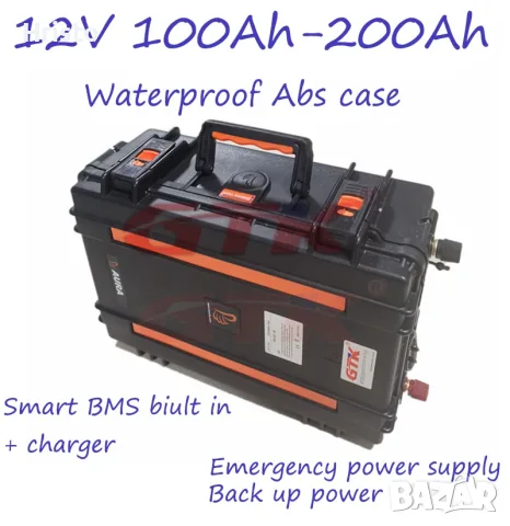Литиево-йонна батерия, акумулатор 12V 200ah 