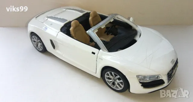 Maisto Audi R8 Spyder - Мащаб 1:24, снимка 6 - Колекции - 49587928