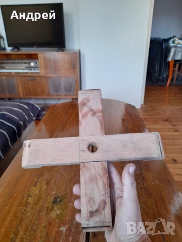 Стара стойка,кръстачка за Елха, снимка 2 - Други ценни предмети - 53964882