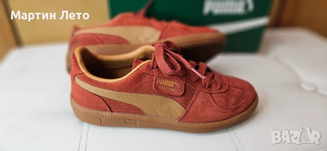 Кецове PUMA Palermo POP N38 24 cm Естествена кожа, снимка 4 - Кецове - 53157379