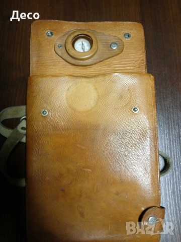 Стара кожена командирска чанта от първата световна война., снимка 4 - Антикварни и старинни предмети - 53295504